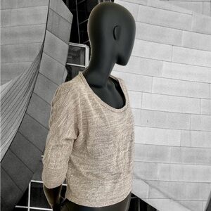 Tan Distressed Sweater